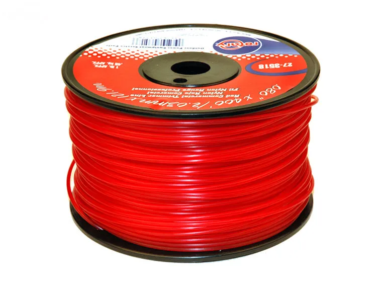 # 3518  TRIMMER LINE  .080 1LB SPOOL RED COMMERCIAL