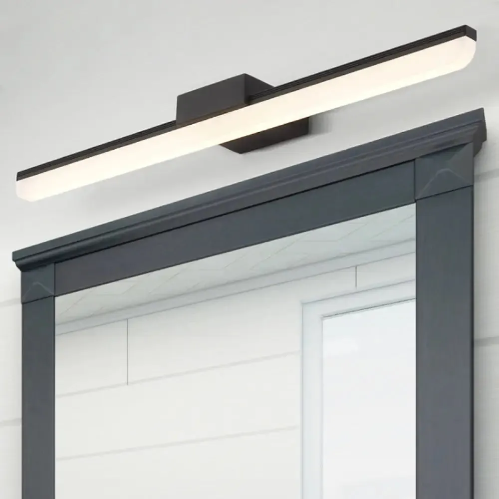 16"/20" Ultra-Thin Acrylic LED Wall Light Sconce - Modern Style, Black or White Finish, Warm or White Light