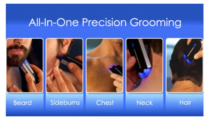 17pc SonicGroom Deluxe Precision Grooming System By MicroTouch - Ships Next Day!