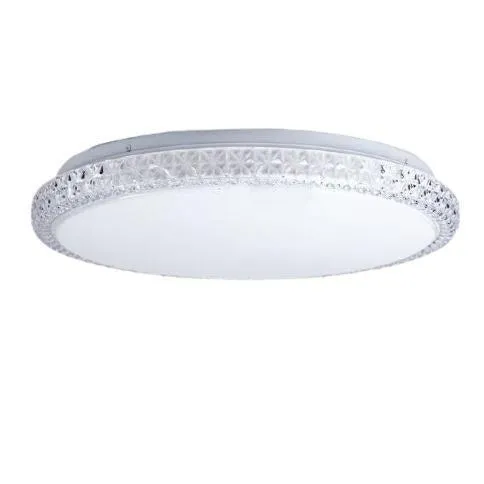 24w Led Bulkhead Silver Crystal Edge Tri-Color Bing Light