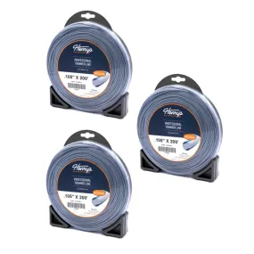 3 PK Henry's H1103571 .105" 200' Round Pro Trimmer Line Twin-Layer Co-Extrusion