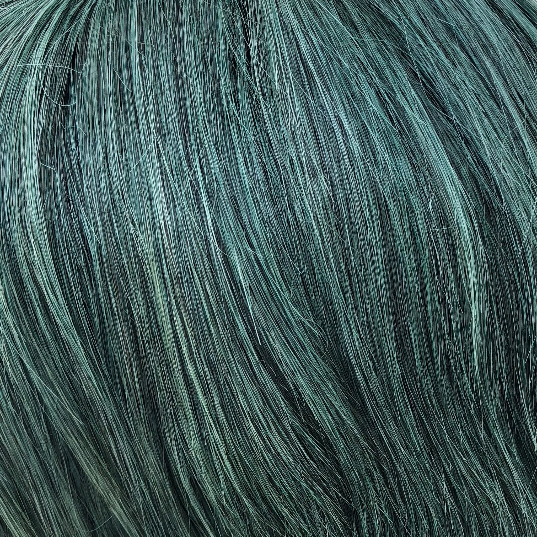 35" Weft Extension - Forest Green Mix