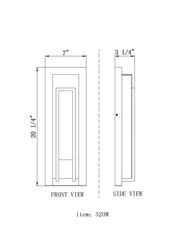 520M-BK-LED