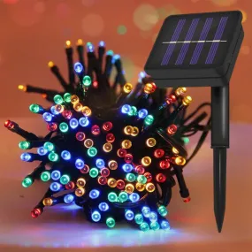 5m Garden Outdoor Solar String Lights | Colour