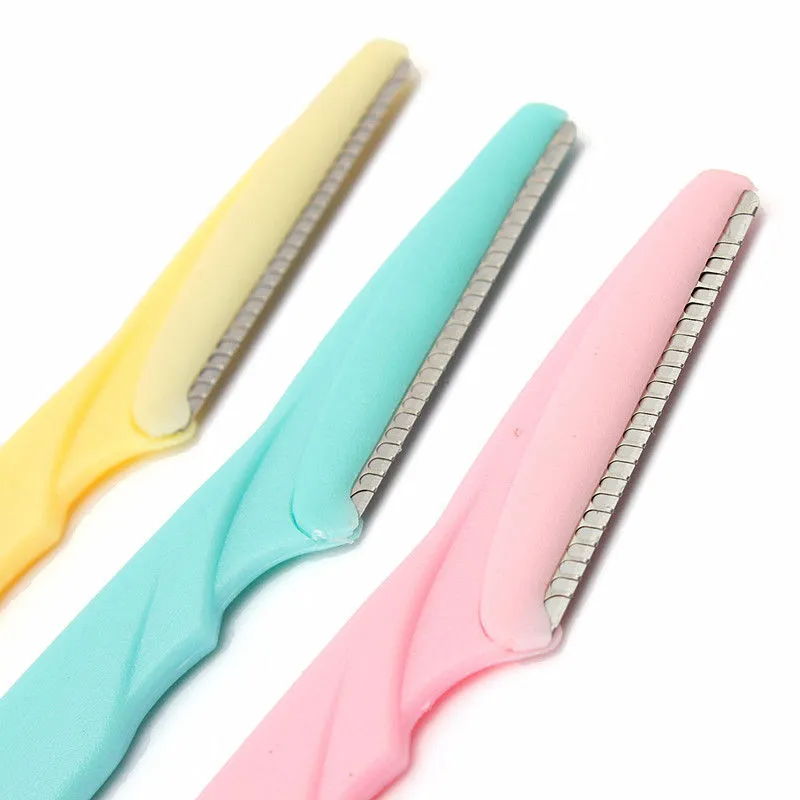 6~36 PCS Women Face & Eyebrow Hair Removal Safety Razor Trimmer Shaper Shaver