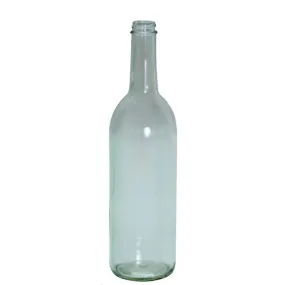 750 ml Clear Claret bottles - screw finish