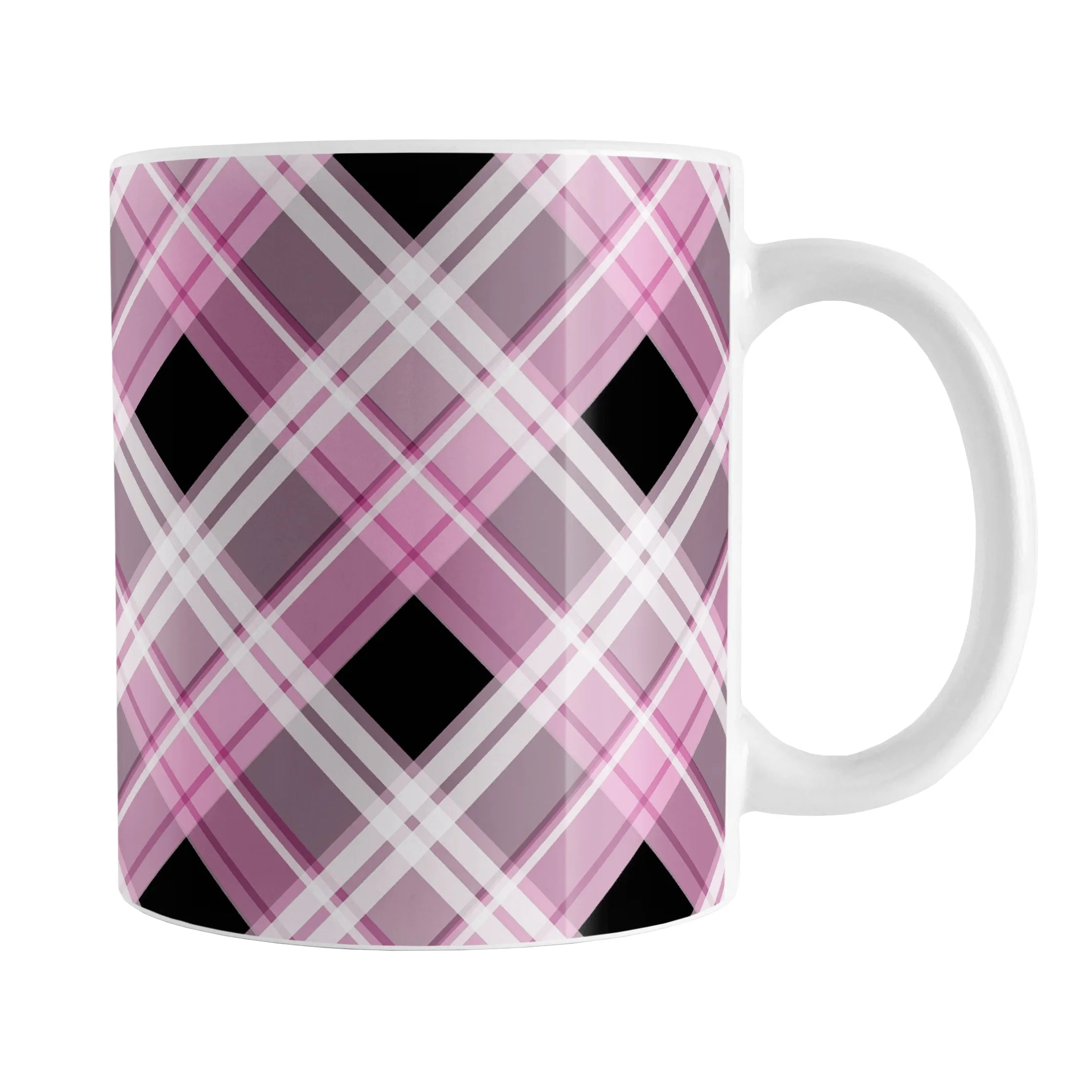 Alternative Pink Plaid Mug