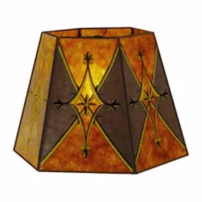 Amber Mica Bridge Lamp Shades