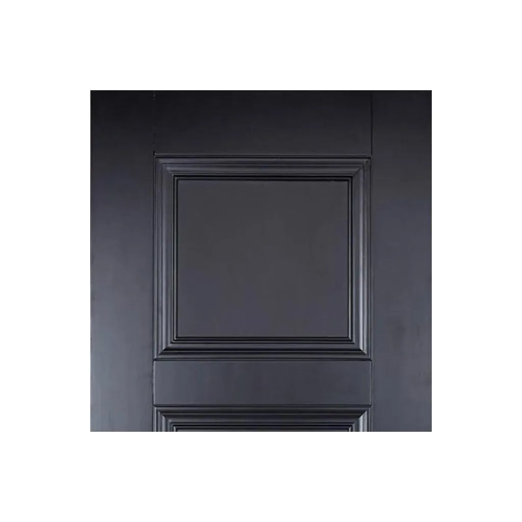 Amsterdam 3 Panel Black Primed Fire Internal Door Pair - 1/2 Hour Fire Rated