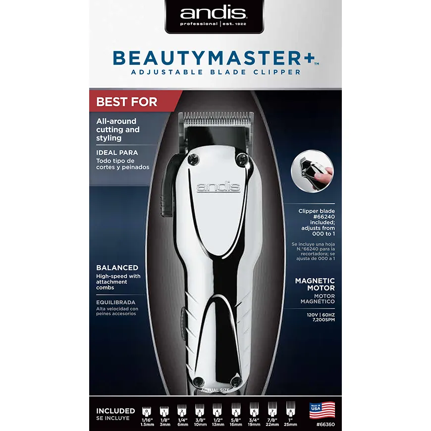 ANDIS: Beauty Master  ™ Adjustable Blade Clipper