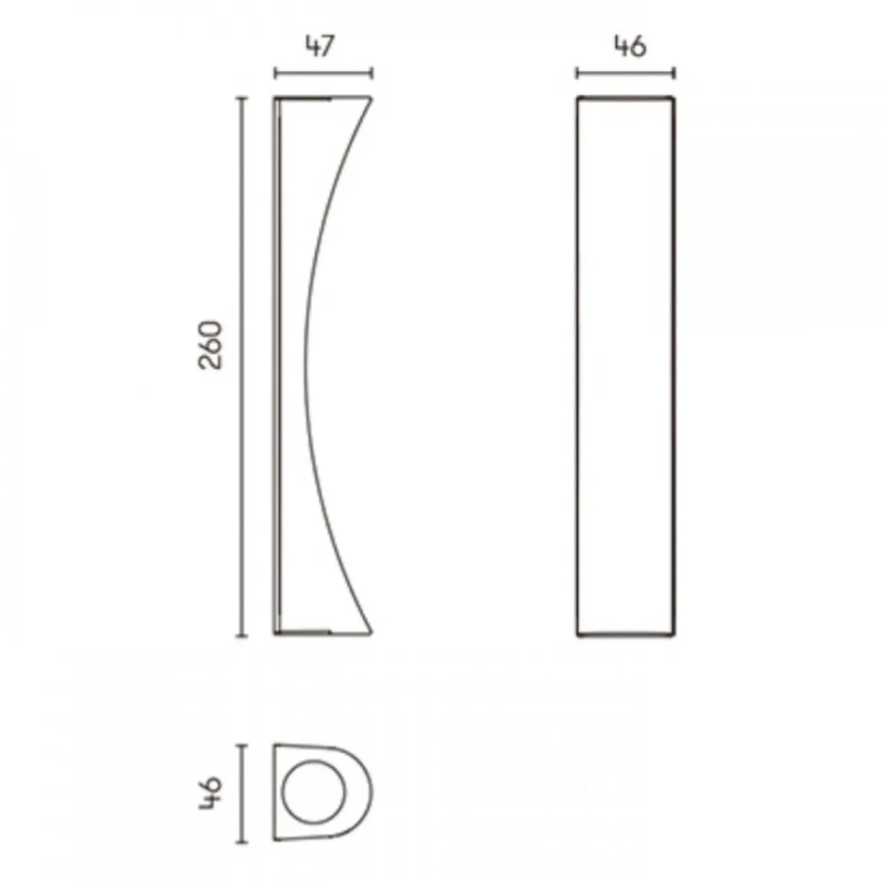 ANKUR SLEEK MODERN UP/DOWN 2-WAY LED BEDSIDE WALL LIGHT