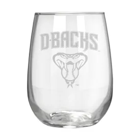 Arizona Diamondbacks 17 oz. Stemless Wine Glass