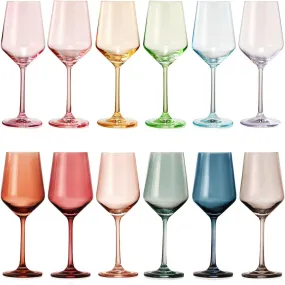 Assorted Color Wine Glass