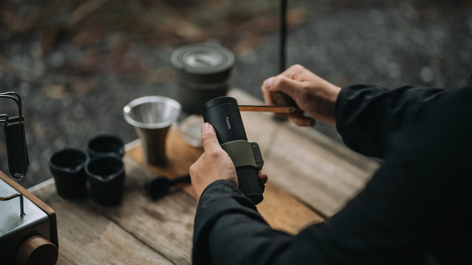 AWADA Portable Pour-Over Coffee Set