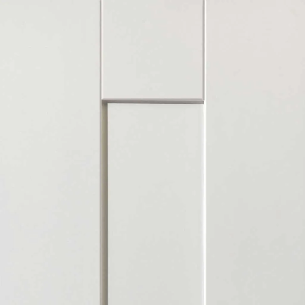 Axis Panelled Absolute Evokit Double Pocket Doors - White Primed