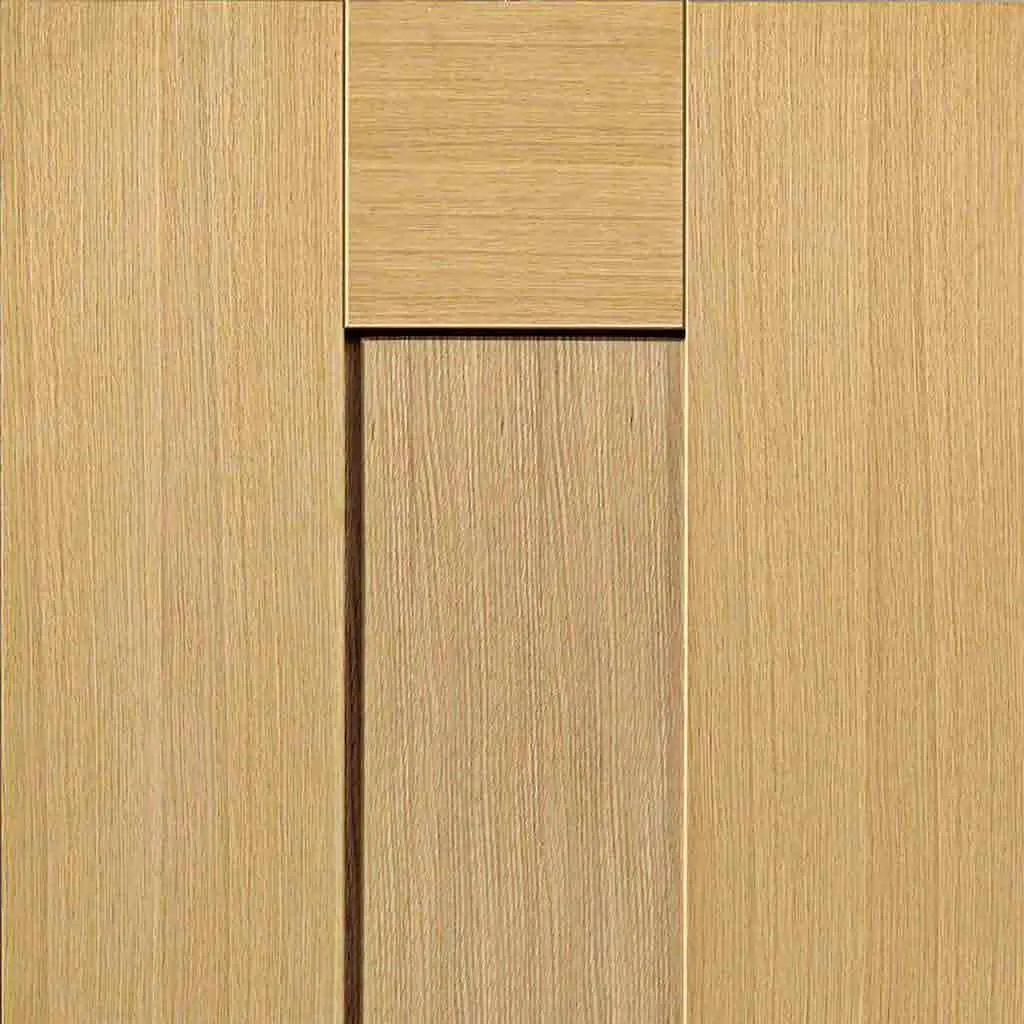 Axis Shaker Oak Panelled Absolute Evokit Pocket Door - Prefinished