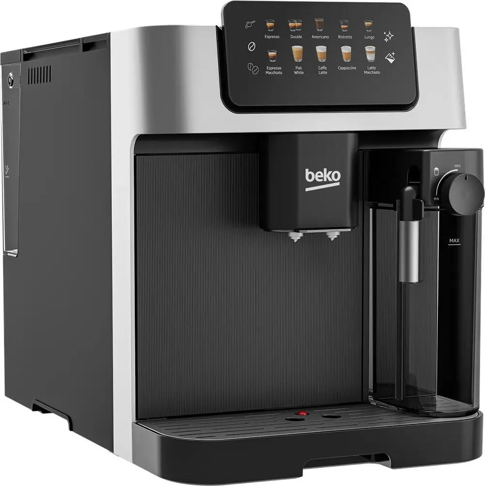 Beko CaffeExperto CEG7304X Bean to Cup Fully Automatic Coffee Machine with Integrated Milk Jug, Silver