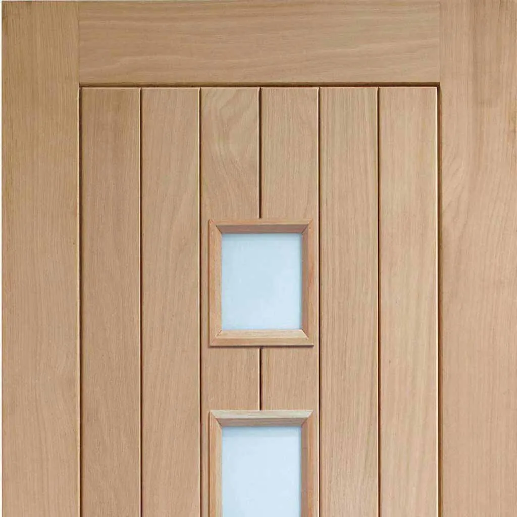 Bespoke Contemporary Suffolk Oak 4 Pane Glazed 4 Door Maximal Wardrobe and Frame Kit