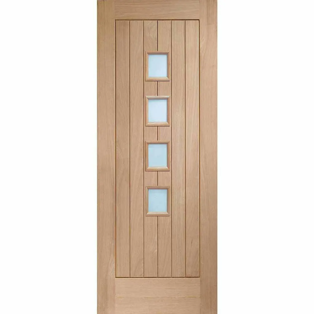 Bespoke Contemporary Suffolk Oak 4 Pane Glazed 4 Door Maximal Wardrobe and Frame Kit