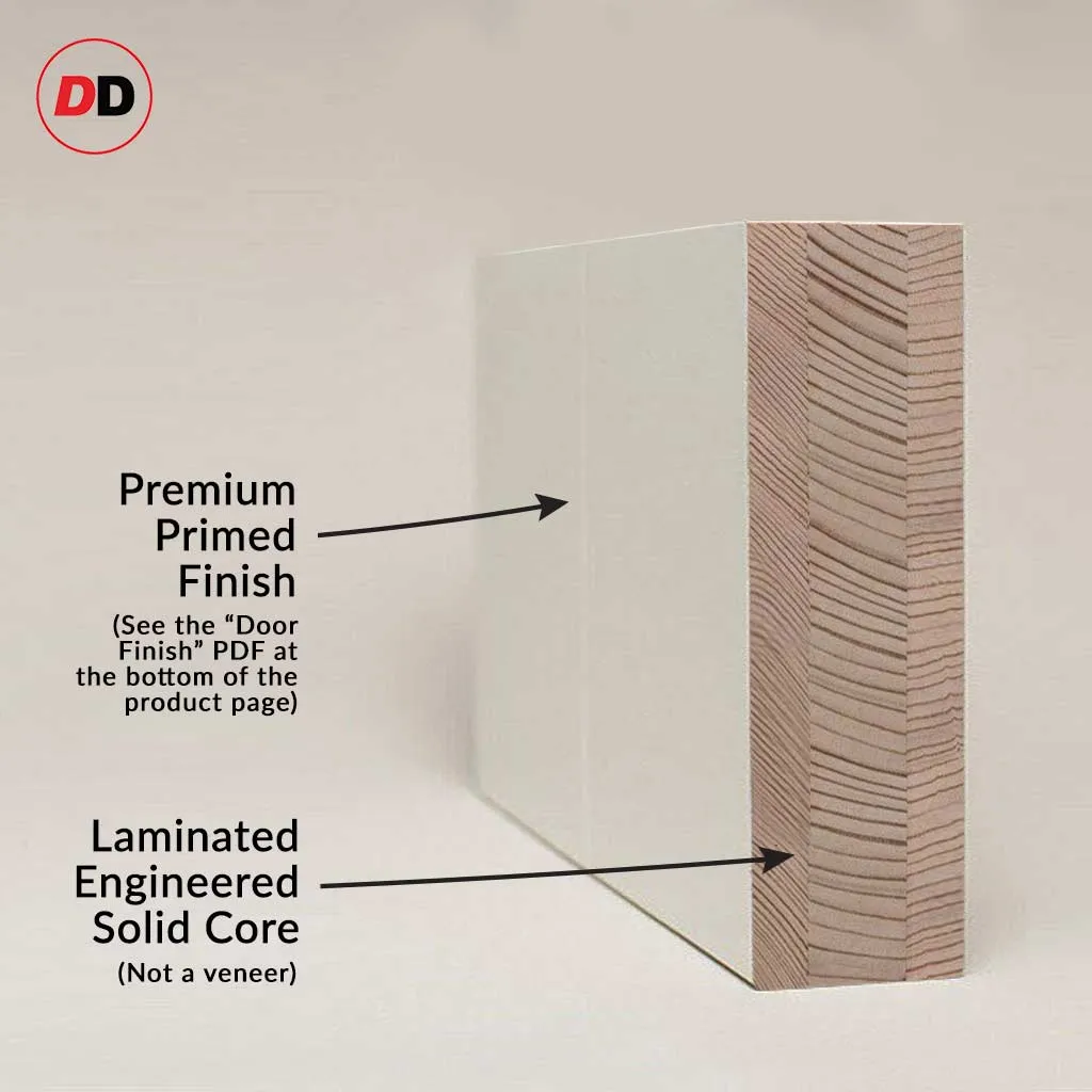 Bespoke Handmade Eco-Urban® Brooklyn 4 Panel Single Evokit Pocket Door DD6307 - Colour Options