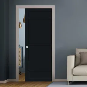 Bespoke Handmade Eco-Urban® Malvan 4 Panel Single Evokit Pocket Door DD6414 - Colour Options