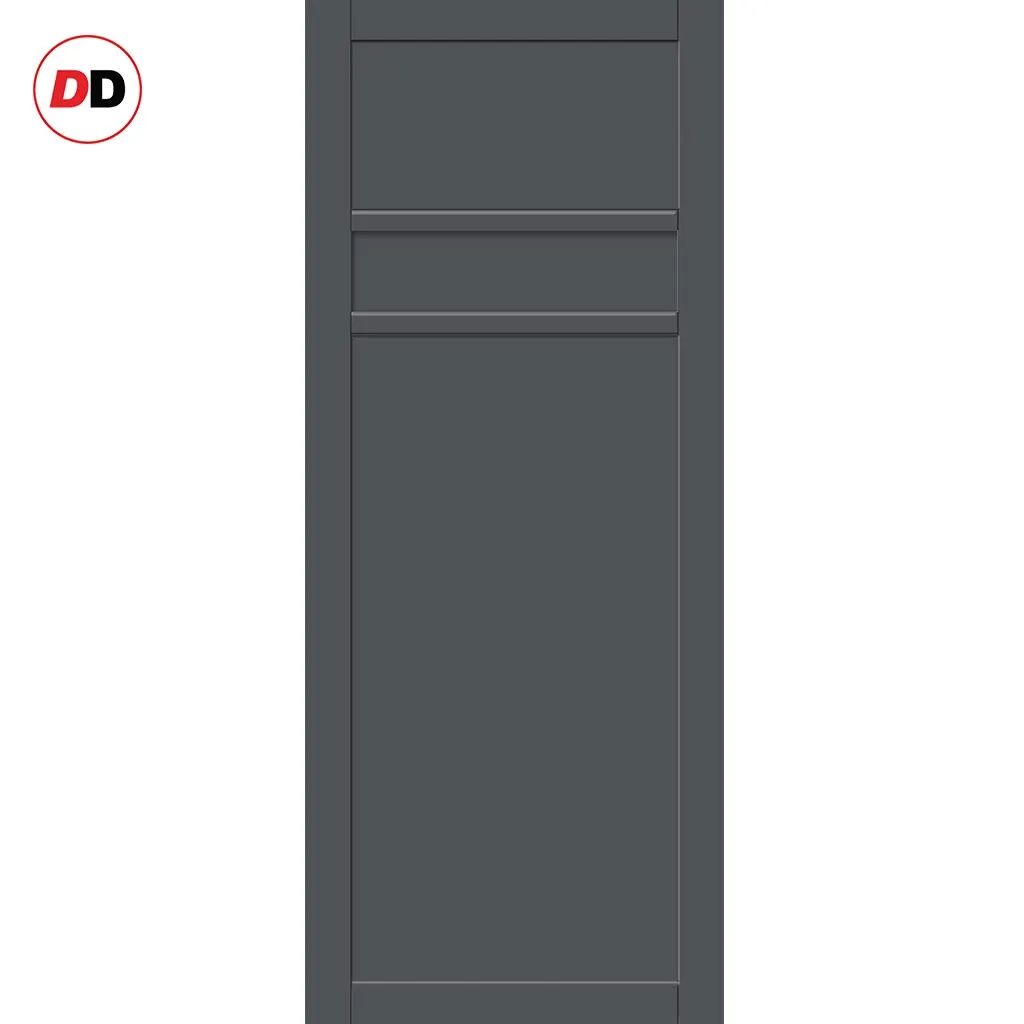 Bespoke Handmade Eco-Urban® Orkney 3 Panel Double Evokit Pocket Door DD6403 - Colour Options