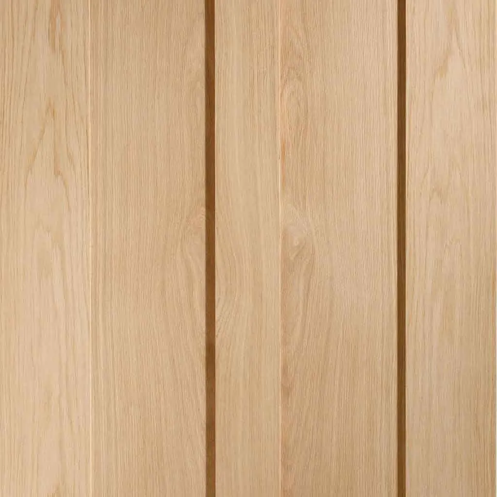 Bespoke Novara Oak 2 Panel 4 Door Maximal Wardrobe and Frame Kit