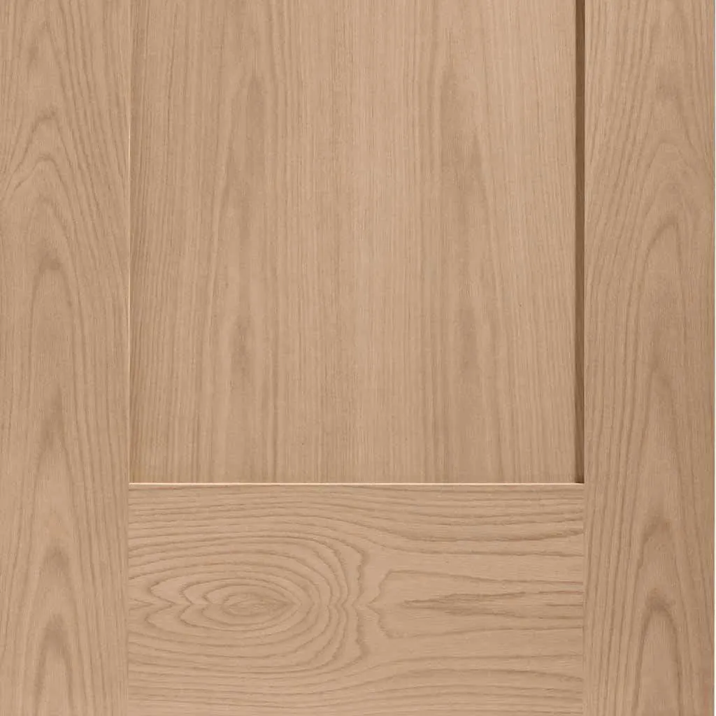 Bespoke P10 Oak 1 Panel 3 Door Maximal Wardrobe and Frame Kit - Prefinished