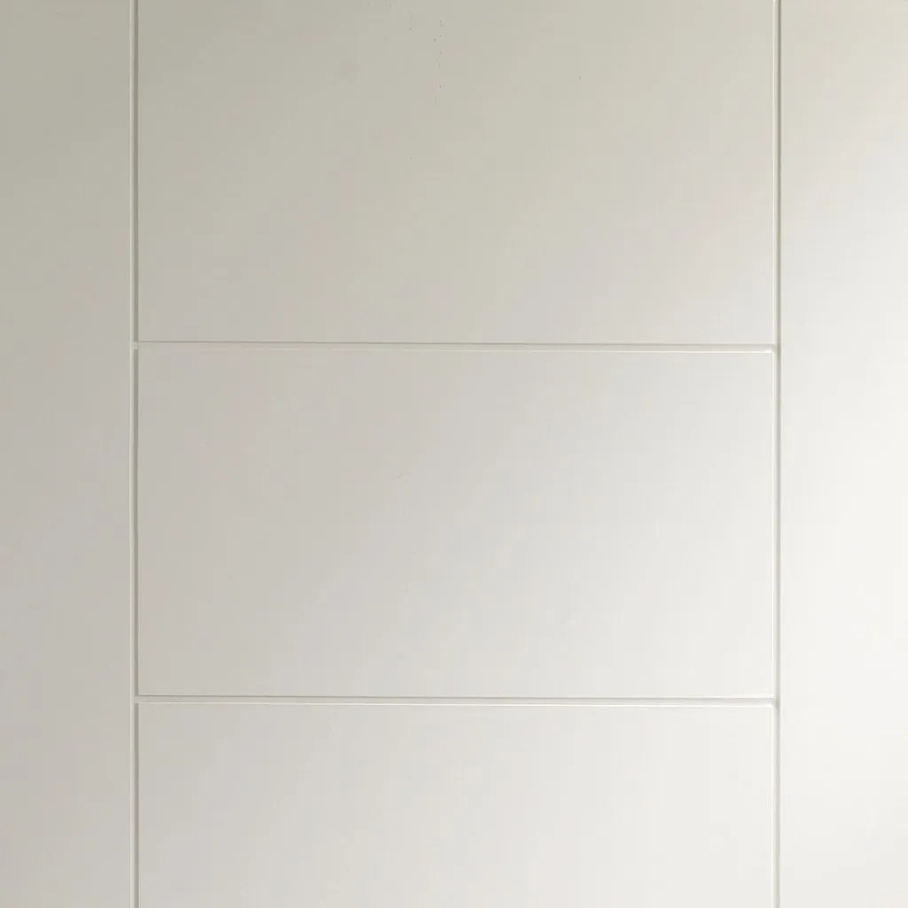 Bespoke Palermo Flush Double Pocket Door - White Primed