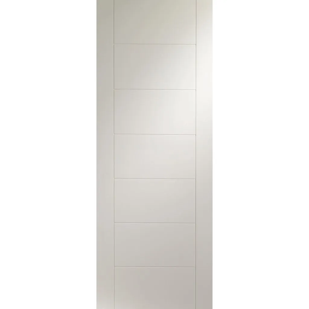 Bespoke Palermo Flush Double Pocket Door - White Primed