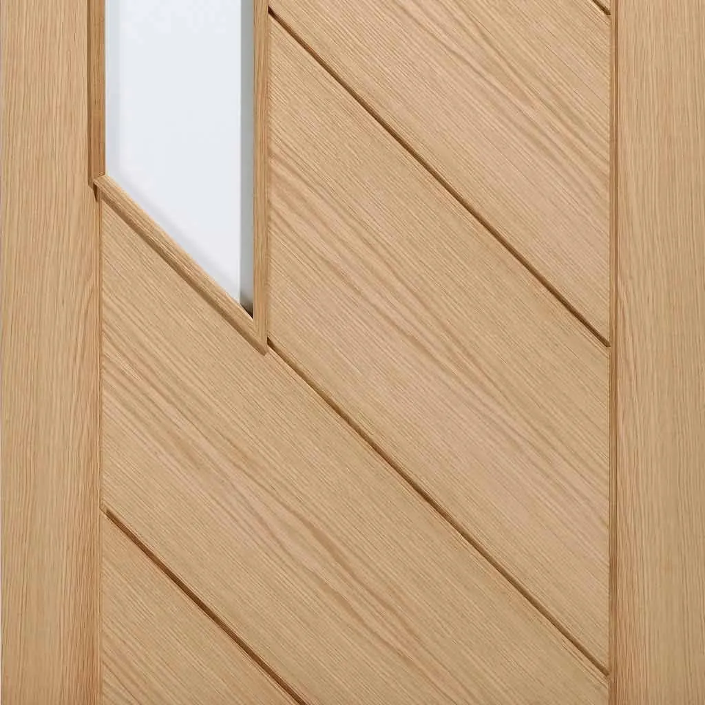 Bespoke Pass-Easi Monza Oak Glazed - 3 Sliding Doors and Frame Kit