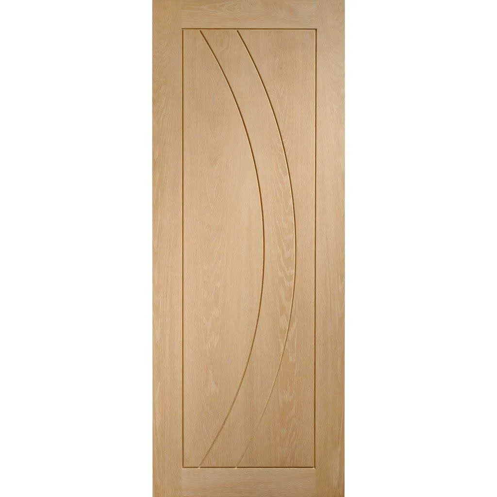 Bespoke Pass-Easi Salerno Oak Flush - 4 Sliding Doors and Frame Kit - Prefinished