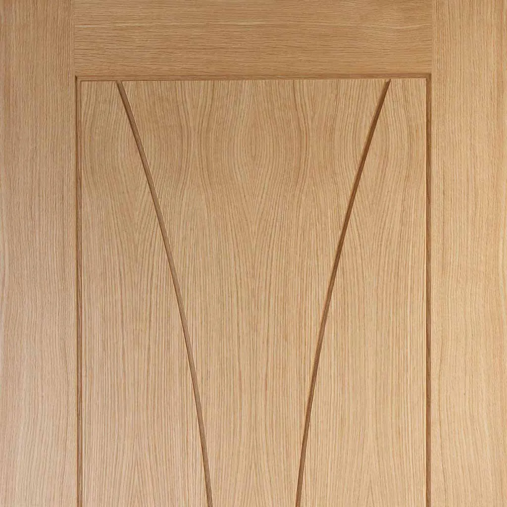 Bespoke Pass-Easi Verona Oak Flush - 4 Sliding Doors and Frame Kit - Prefinished