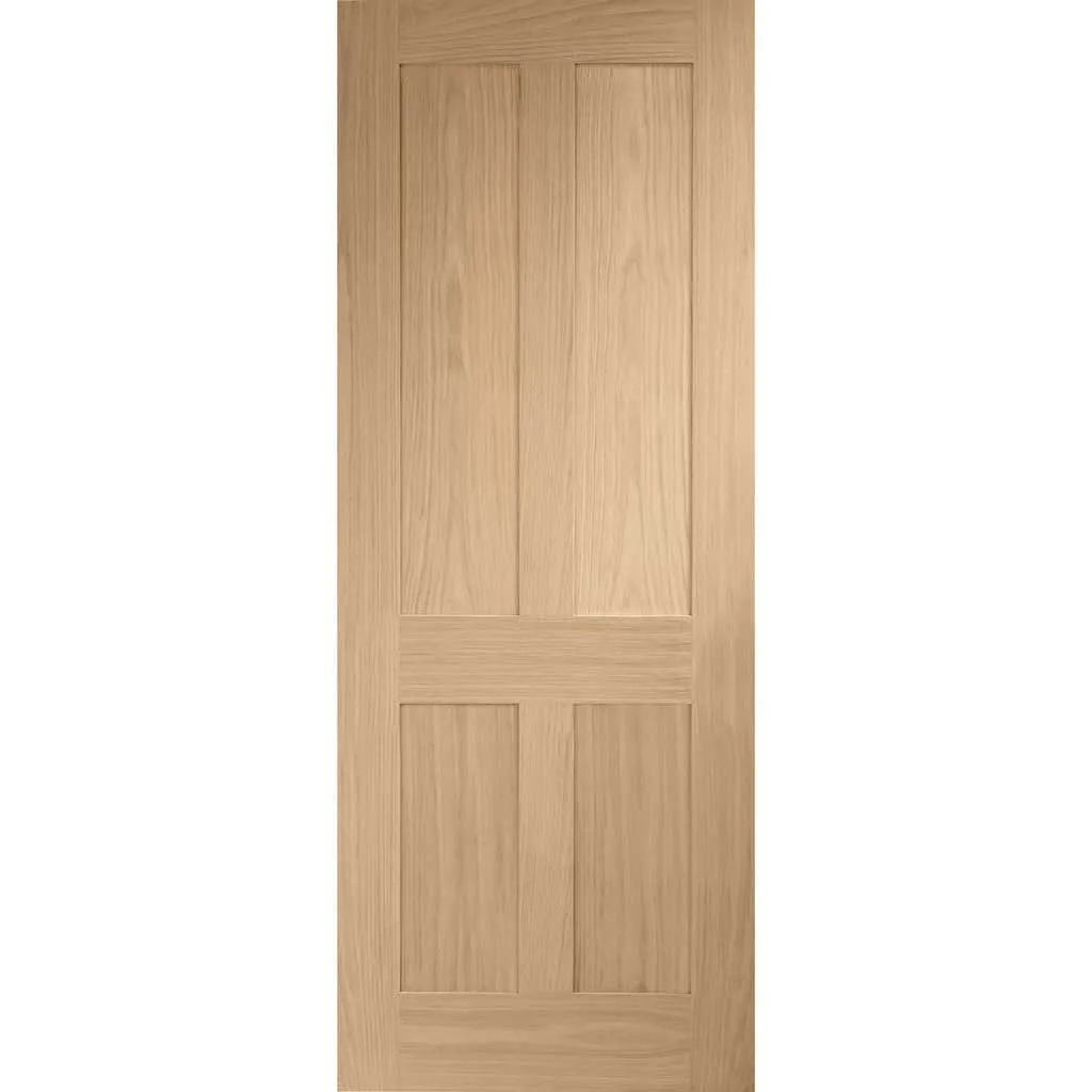 Bespoke Pass-Easi Victorian 4P Oak Shaker - 3 Sliding Doors and Frame Kit