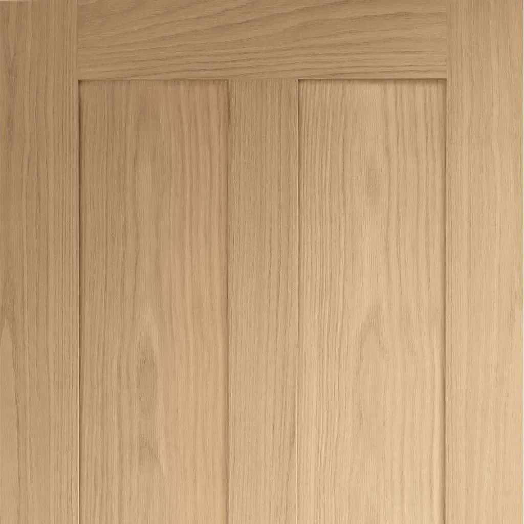 Bespoke Pass-Easi Victorian 4P Oak Shaker - 3 Sliding Doors and Frame Kit