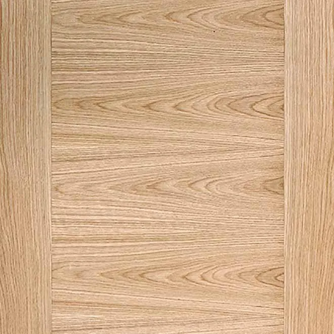 Bespoke Sofia Oak Flush Double Pocket Door - Prefinished