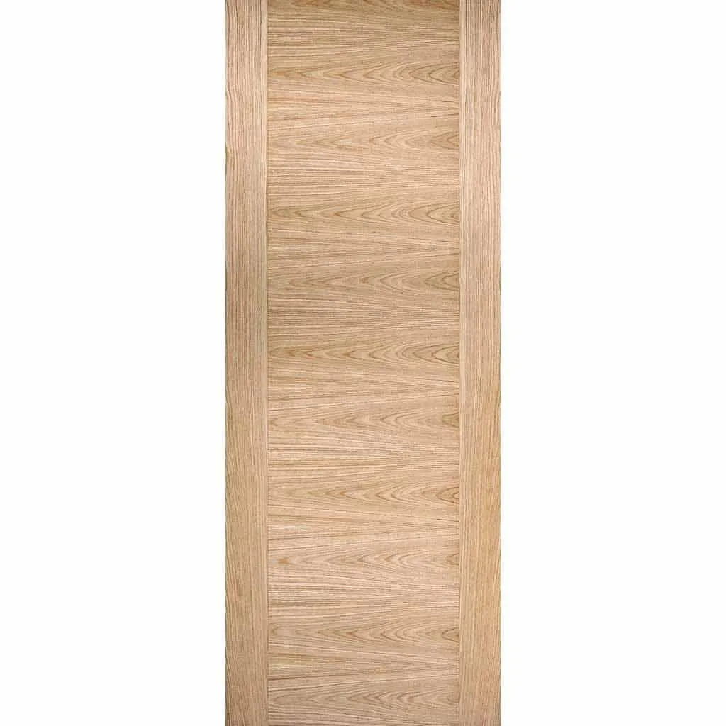 Bespoke Sofia Oak Flush Double Pocket Door - Prefinished