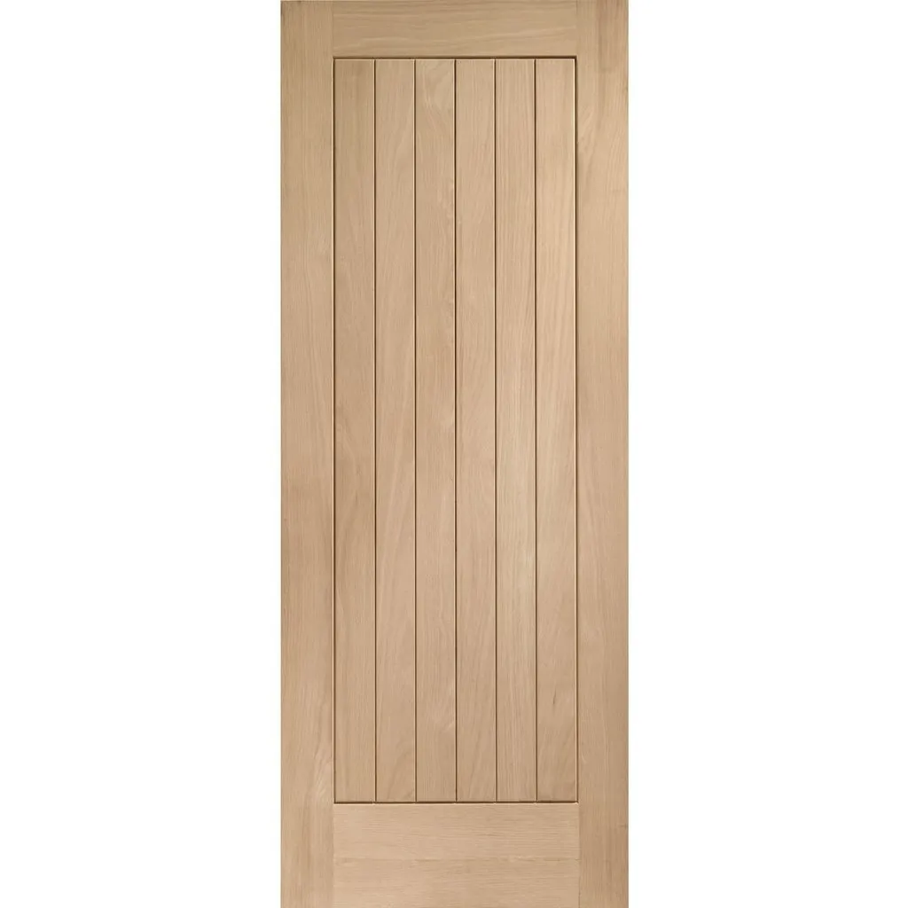 Bespoke Suffolk Oak Single Pocket Door - Vertical Lining