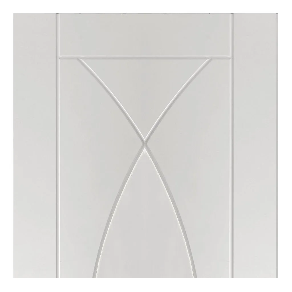 Bespoke Thrufold Pesaro White Primed Flush Folding 3 2 Door