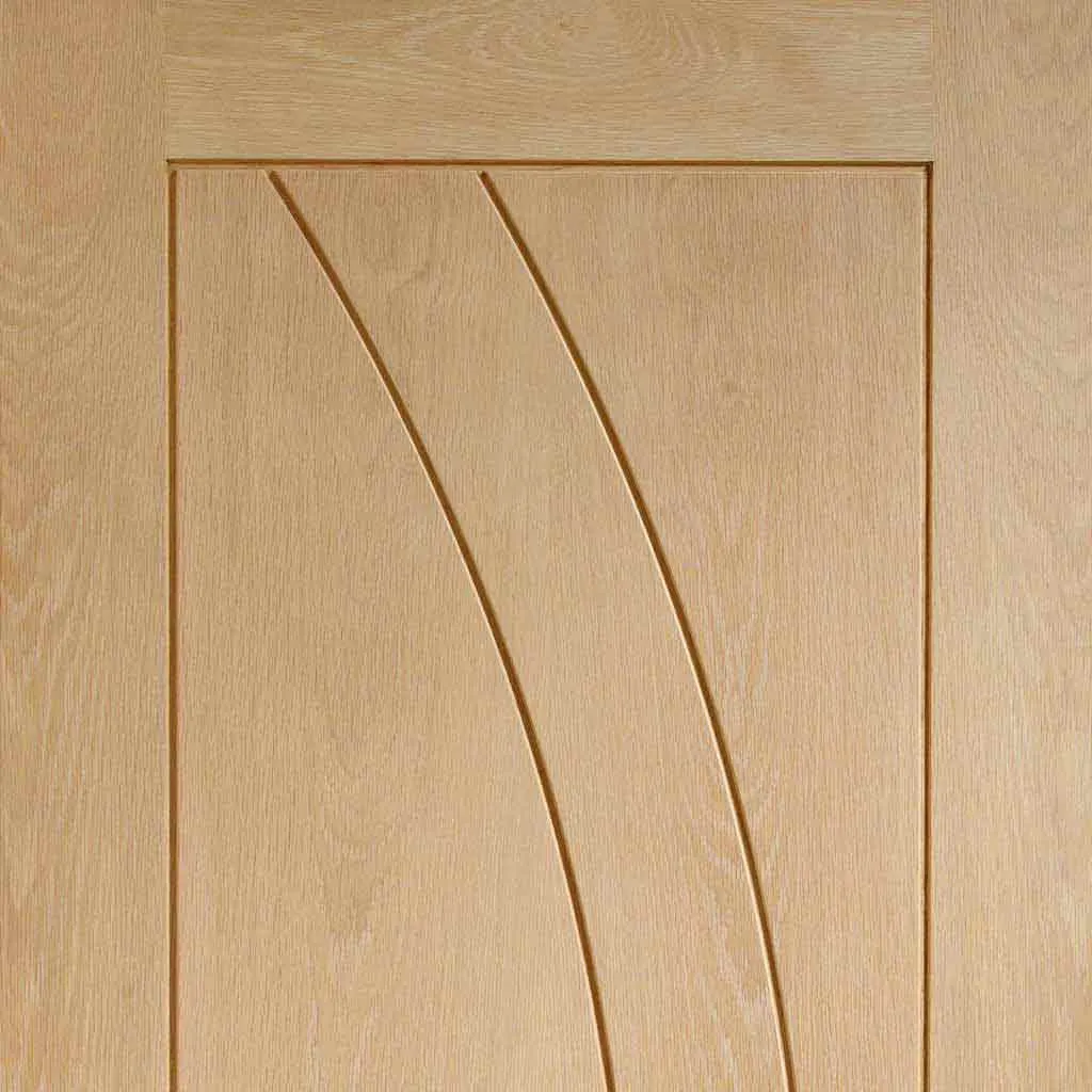 Bespoke Thrufold Salerno Oak Flush Folding 2 2 Door