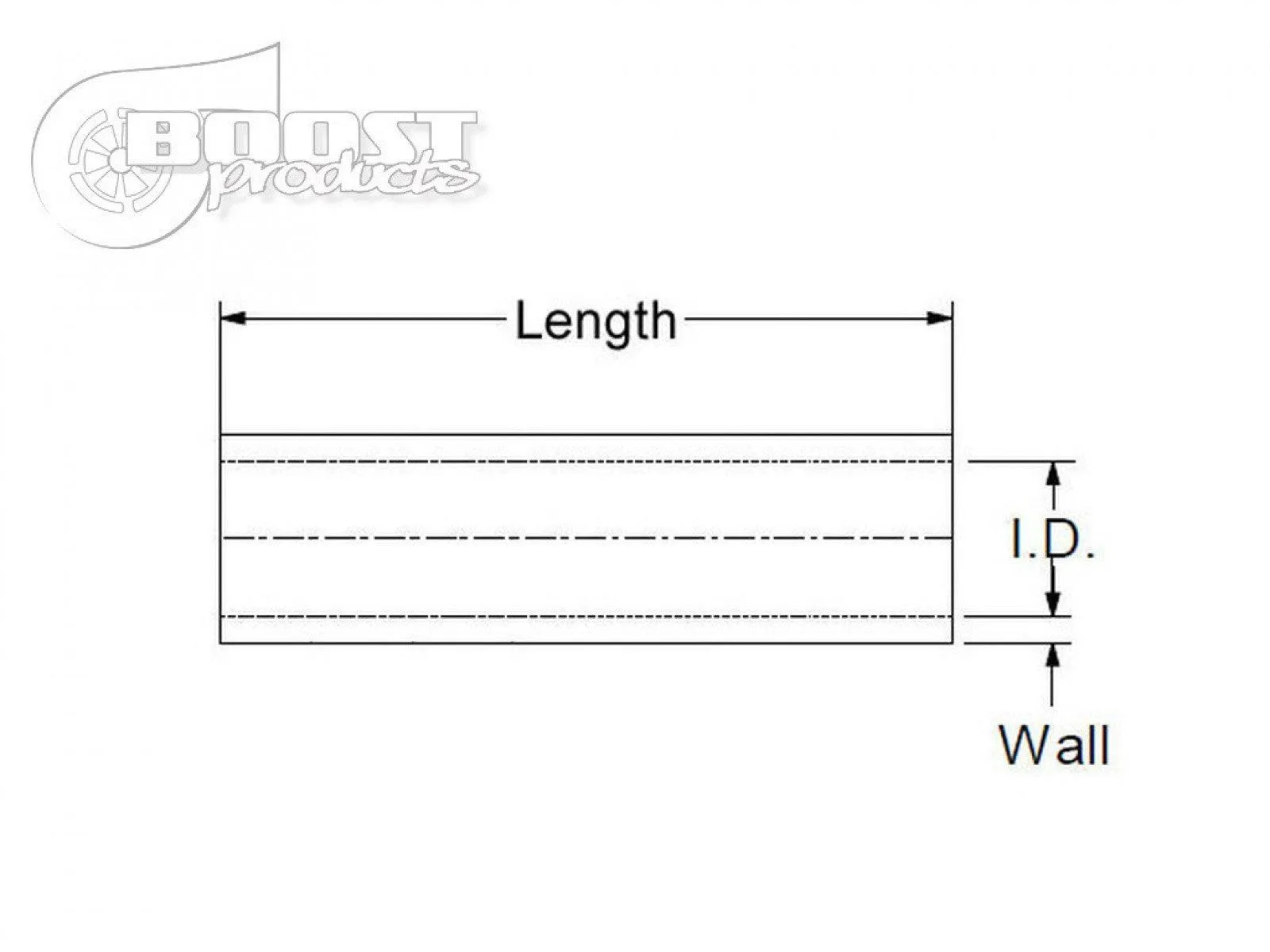 BOOST Products Silicone Coupler 19mm (3/4") ID, 75mm (3") Length, Black