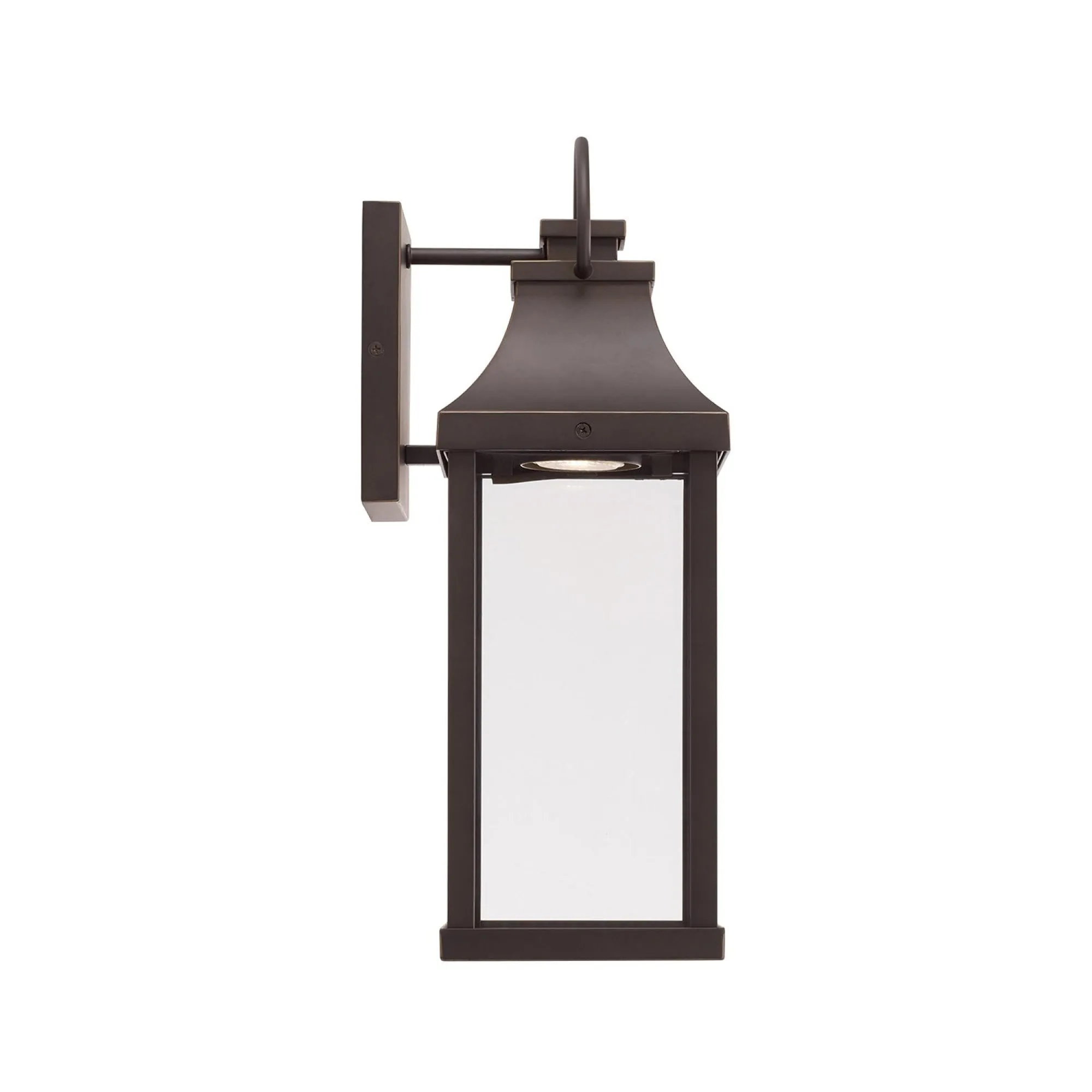 Bradford Night Sky Coastal Outdoor Wall Lantern - 17.25" Oiled Bronze