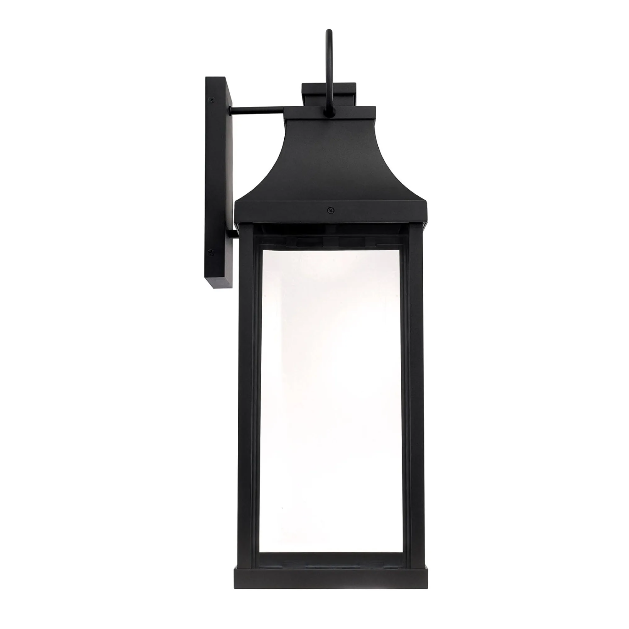 Bradford Night Sky Coastal Outdoor Wall Lantern - 27" Black