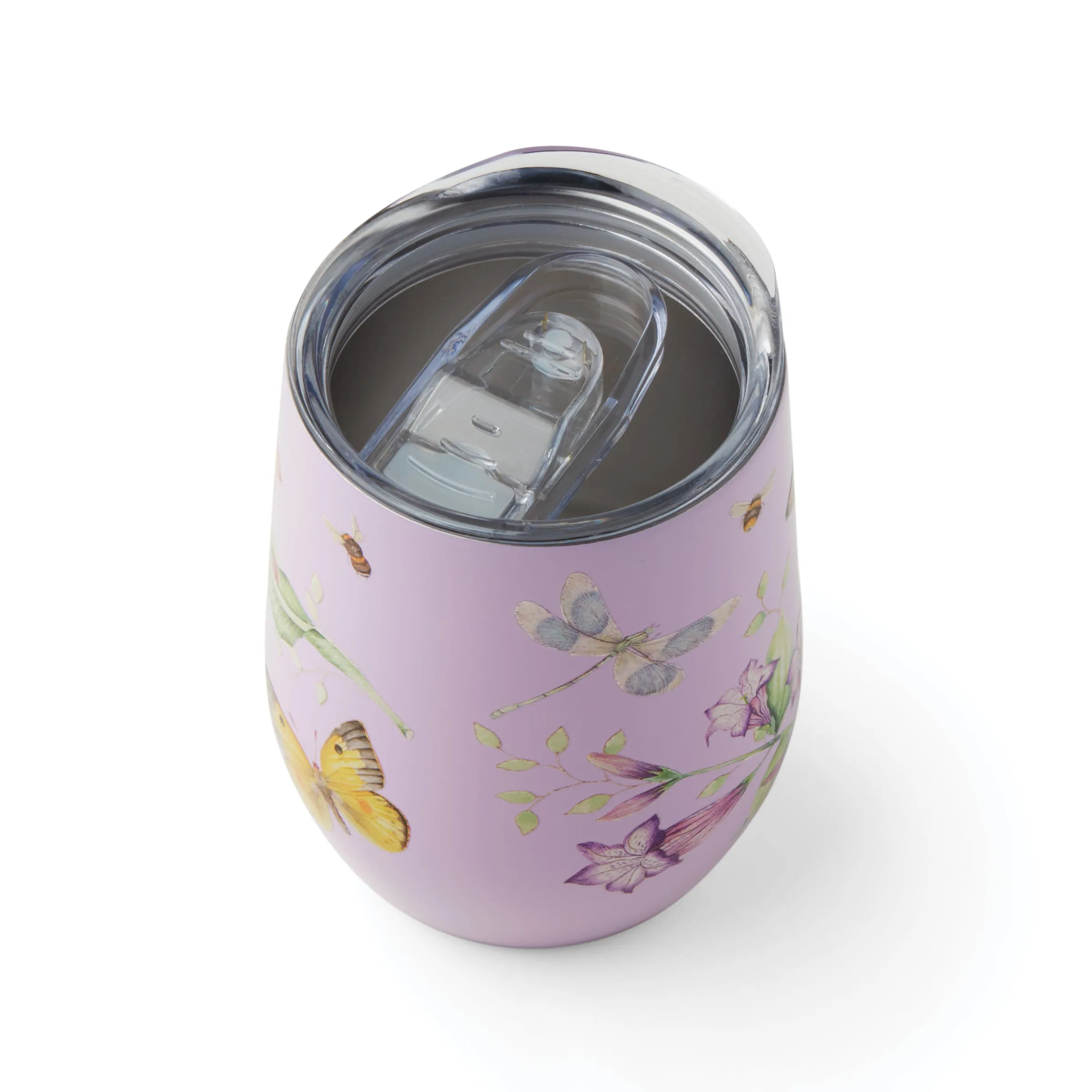 Butterfly Meadow Lavender Stainless Wine Tumbler