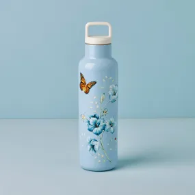 Butterfly Meadow Light Blue Insulated Water Bottle