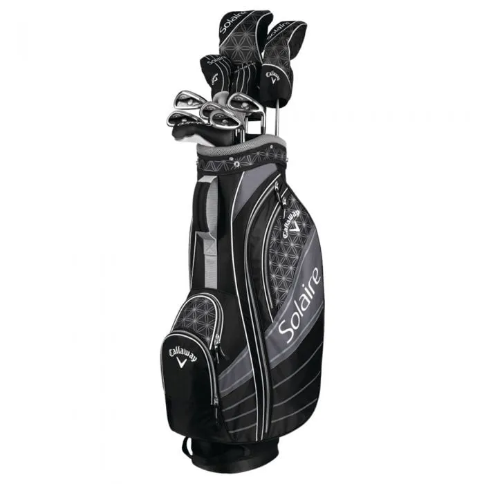 Callaway Solaire 11-Piece Cart Bag Package Set - Black - Ladies/Youth