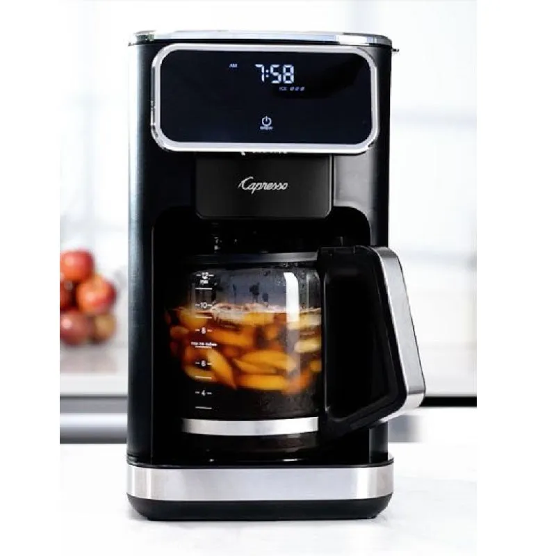 Capresso 12-Cup Touchscreen Coffee Maker with Glass Carafe