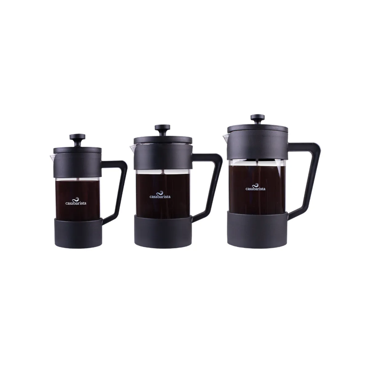 Casabarista Oslo Coffee Plunger Black 3 Cup (350ml)