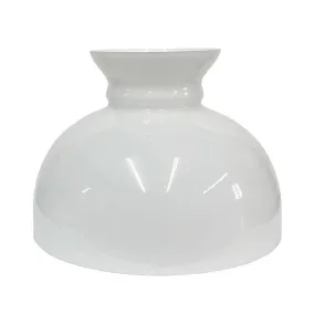 Cased White Glass Lamp Shade, 10 inch