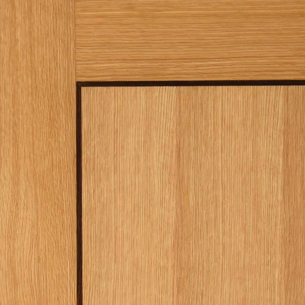 Clementine Oak Absolute Evokit Double Pocket Doors - Prefinished